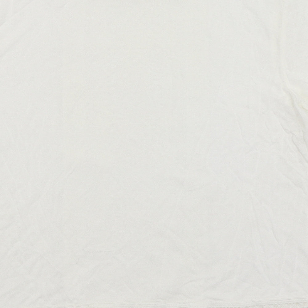 New Look Womens White   Basic T-Shirt Size 12
