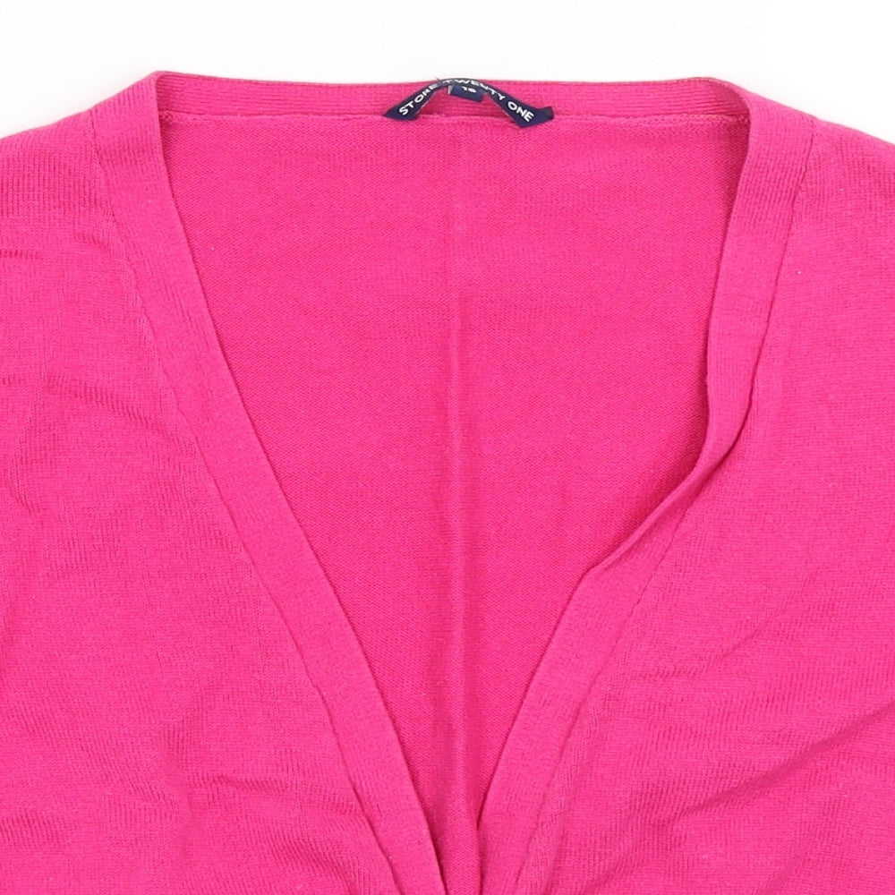 Store 21 Womens Pink   Cardigan Jumper Size 16