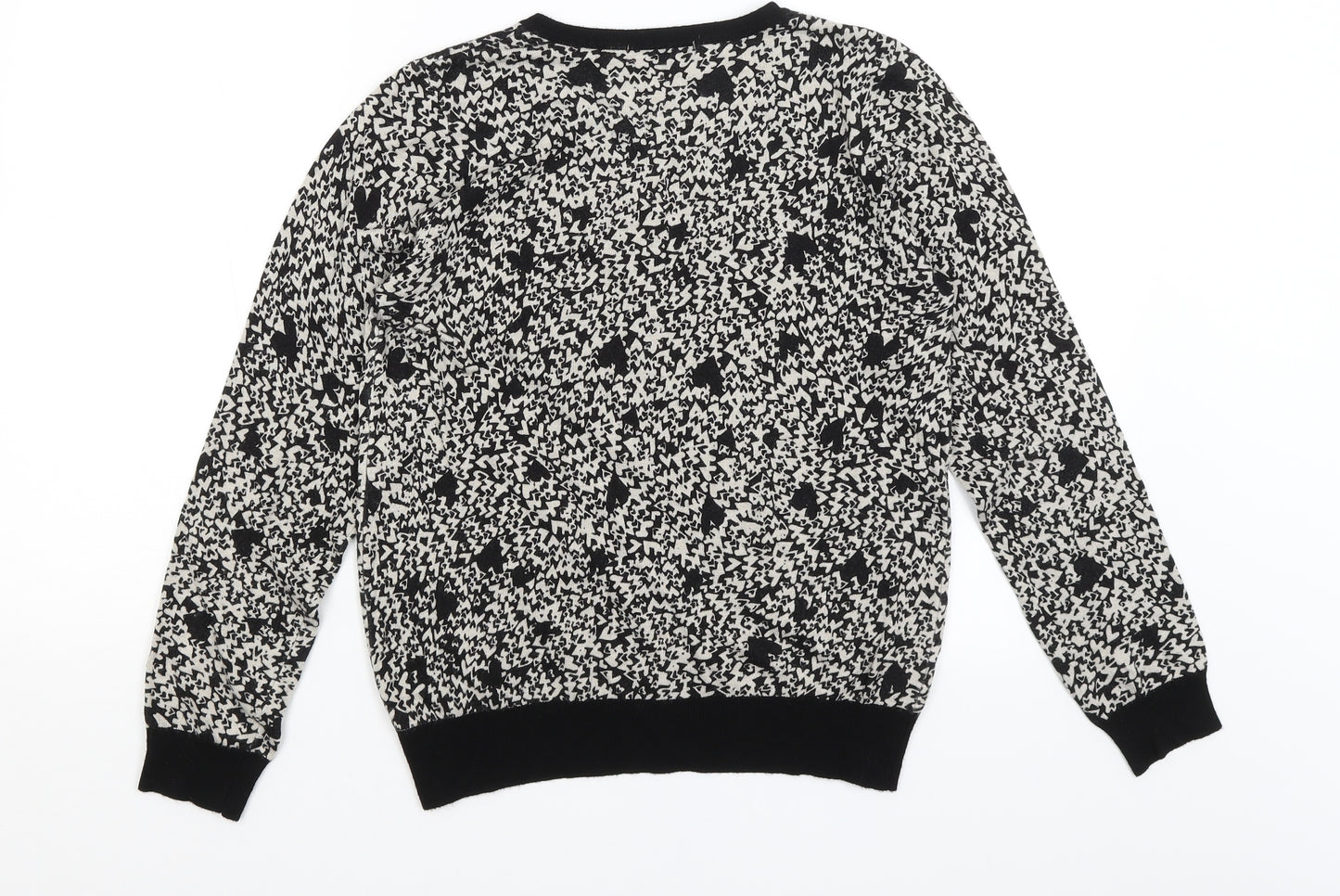 George Womens Black   Cardigan Jumper Size 14  - Hearts