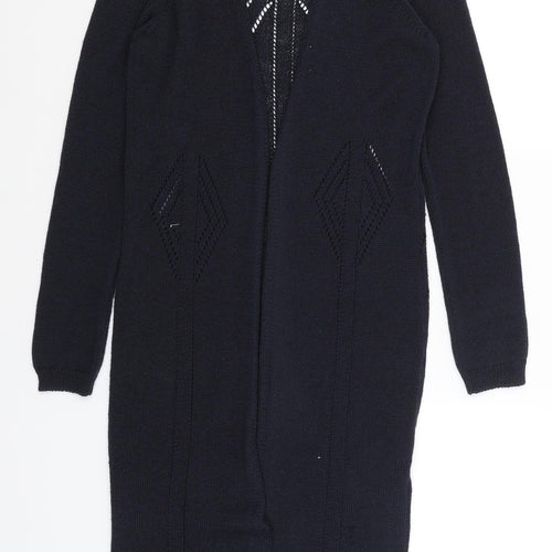 Per Una Womens Blue   Shrug Jumper Size 8