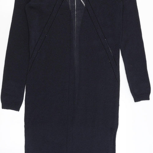 Per Una Womens Blue   Shrug Jumper Size 8