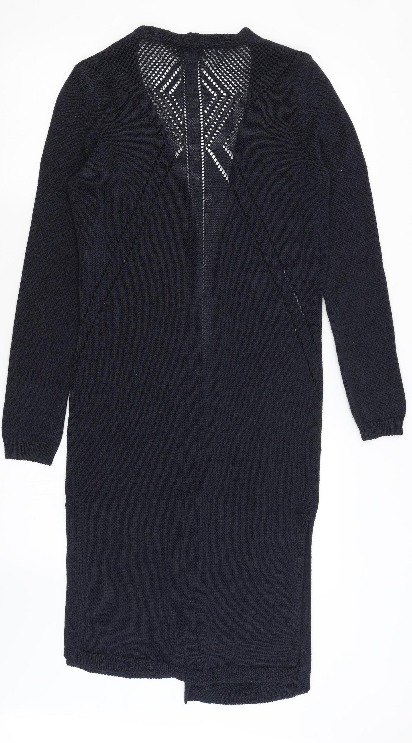 Per Una Womens Blue   Shrug Jumper Size 8