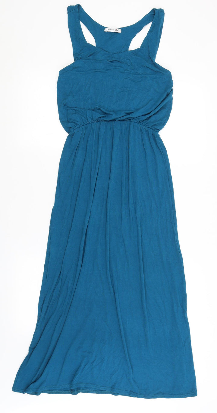 Glamour Girl Womens Blue Ball Gown Size S