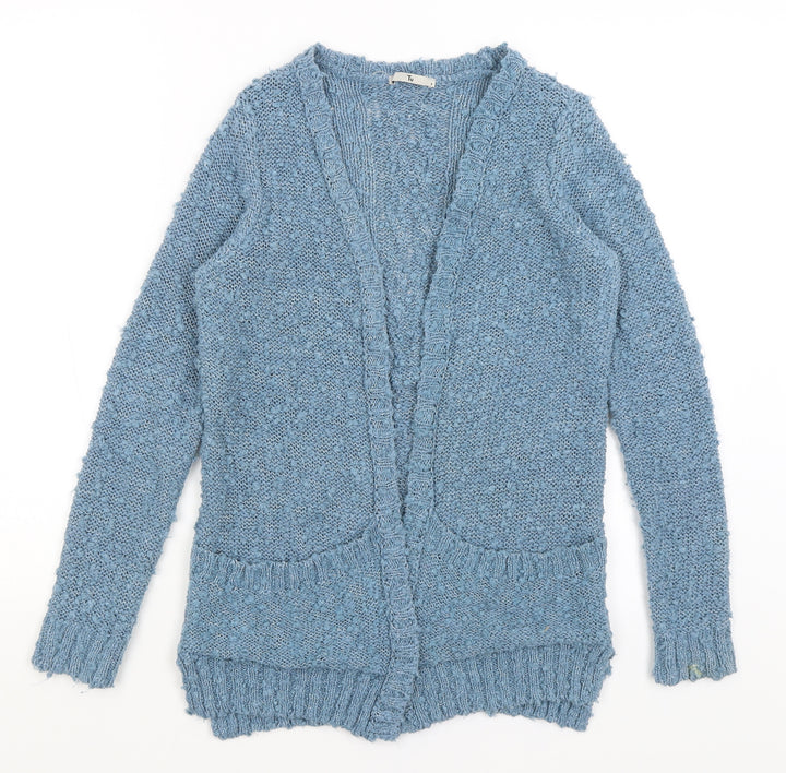 TU Womens Blue Shrug Jumper Size S