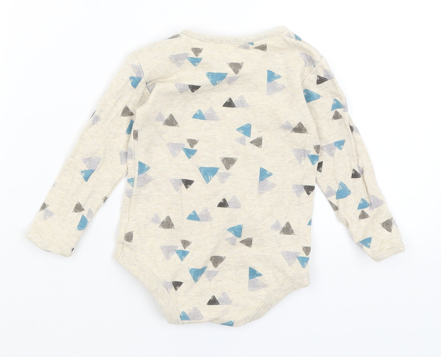 TU Baby Brown Geometric  Romper One-Piece Size 12-18 Months