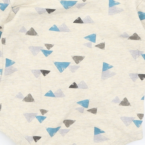TU Baby Brown Geometric  Romper One-Piece Size 12-18 Months