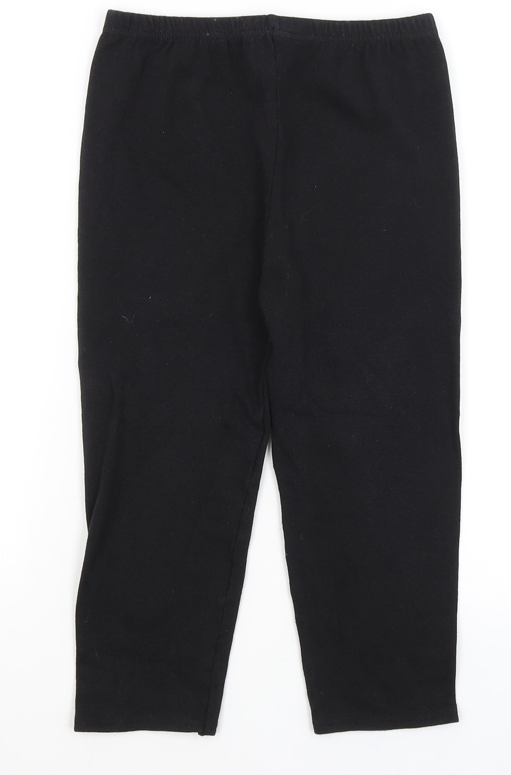 Preworn Boys Black   Jogger Trousers Size 10 Years