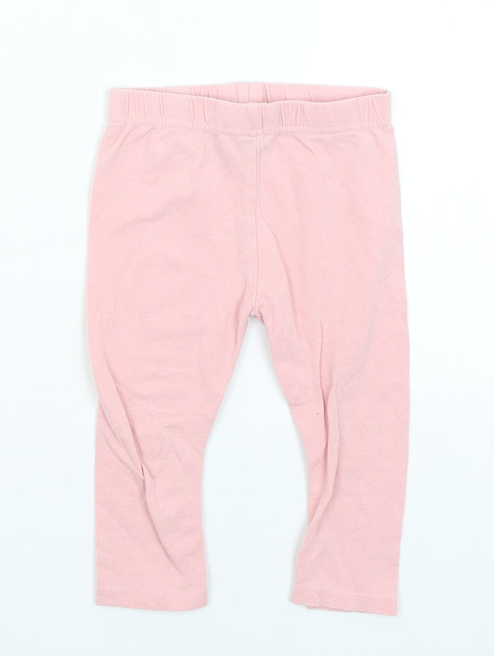 Pep & Co Baby Pink   Capri Trousers Size 12-18 Months
