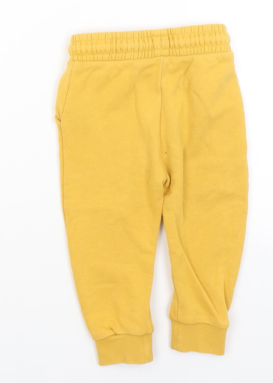 F&F Baby Yellow   Jogger Trousers Size 18-24 Months  - Dino Roar