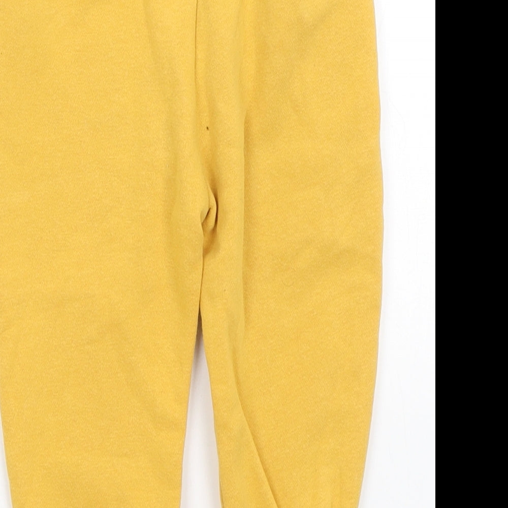 F&F Baby Yellow   Jogger Trousers Size 18-24 Months  - Dino Roar