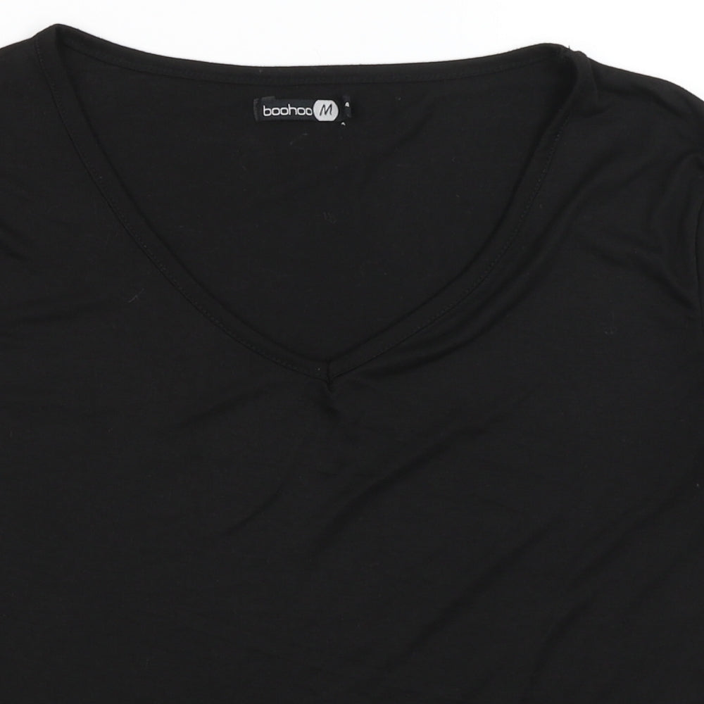 Boohoo Womens Black   Basic T-Shirt Size 16
