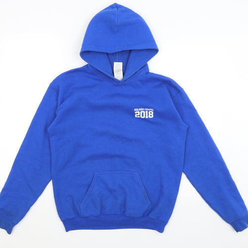 Gildan Girls Blue   Pullover Hoodie Size XL  - Holmes Chapel Leavers