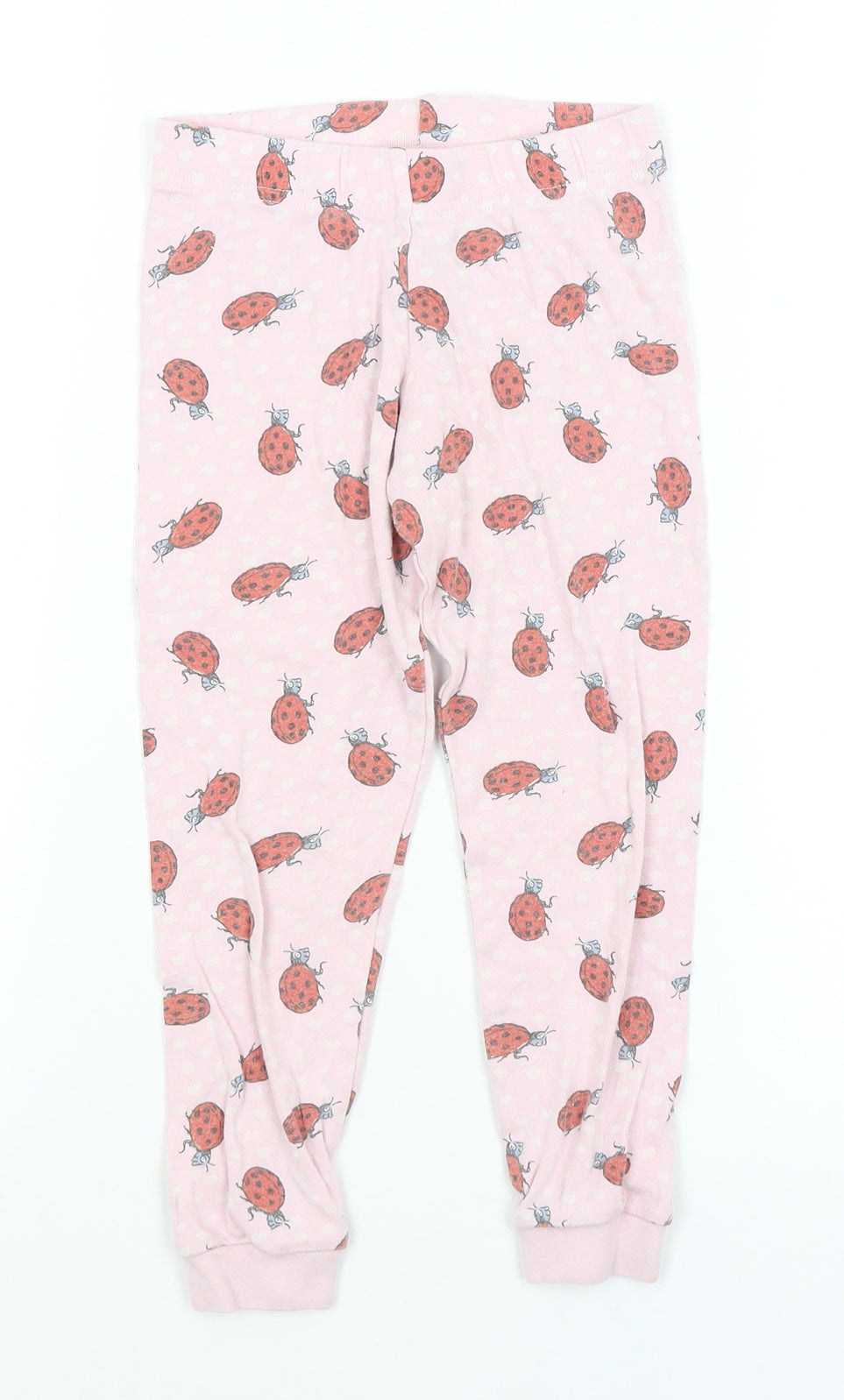 Roald Dahl Girls Pink Striped  Trousers Outfit/Set Size 4-5 Years  - Ladybirds