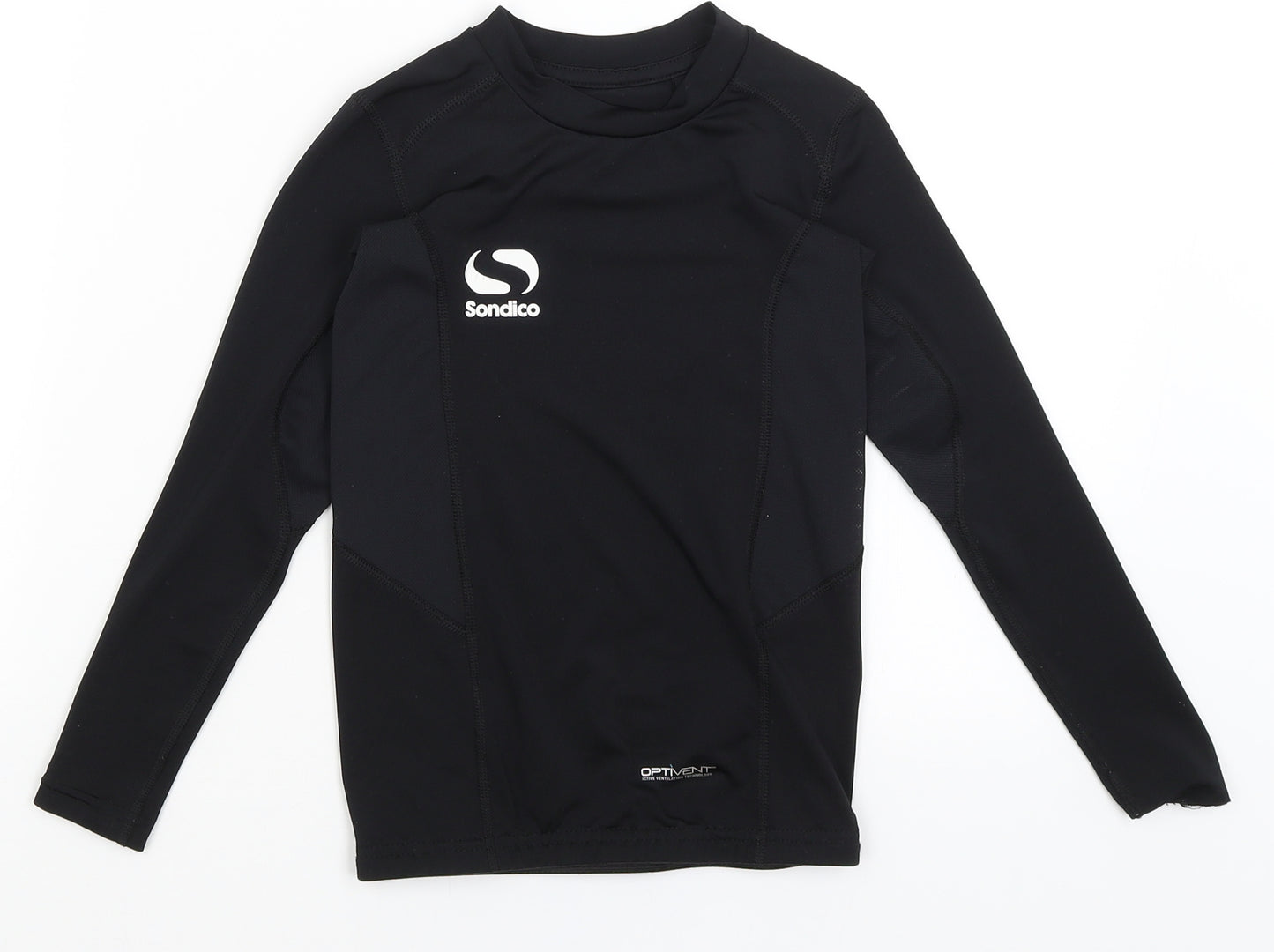 Sondico Boys Black   Basic T-Shirt Size 7-8 Years