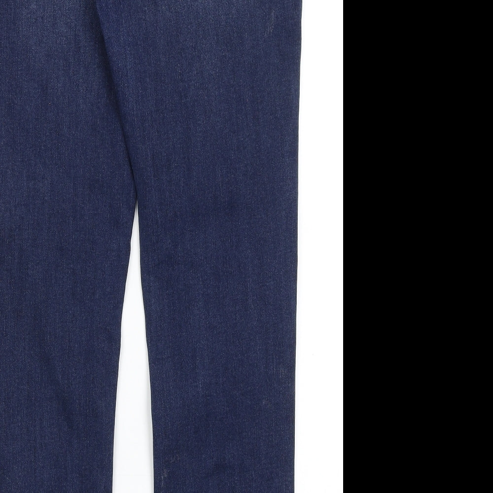 NEXT Womens Blue   Straight Jeans Size 14 L28.5 in