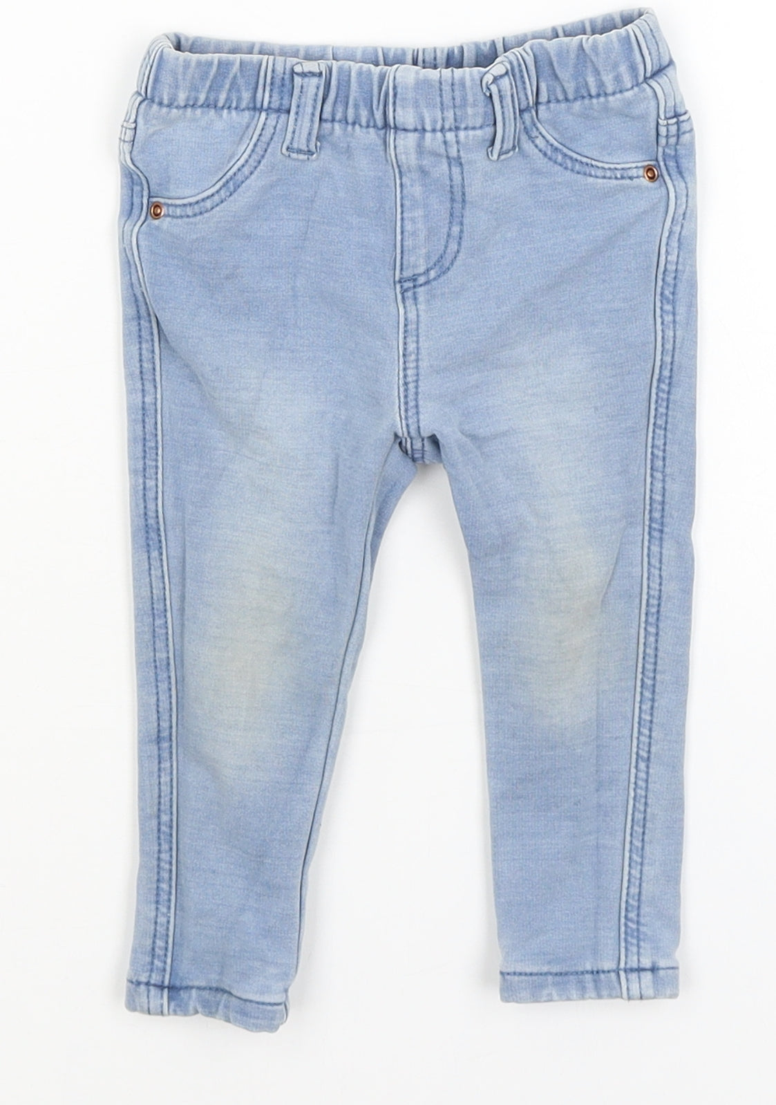 Primark Baby Blue   Capri Jeans Size 9-12 Months
