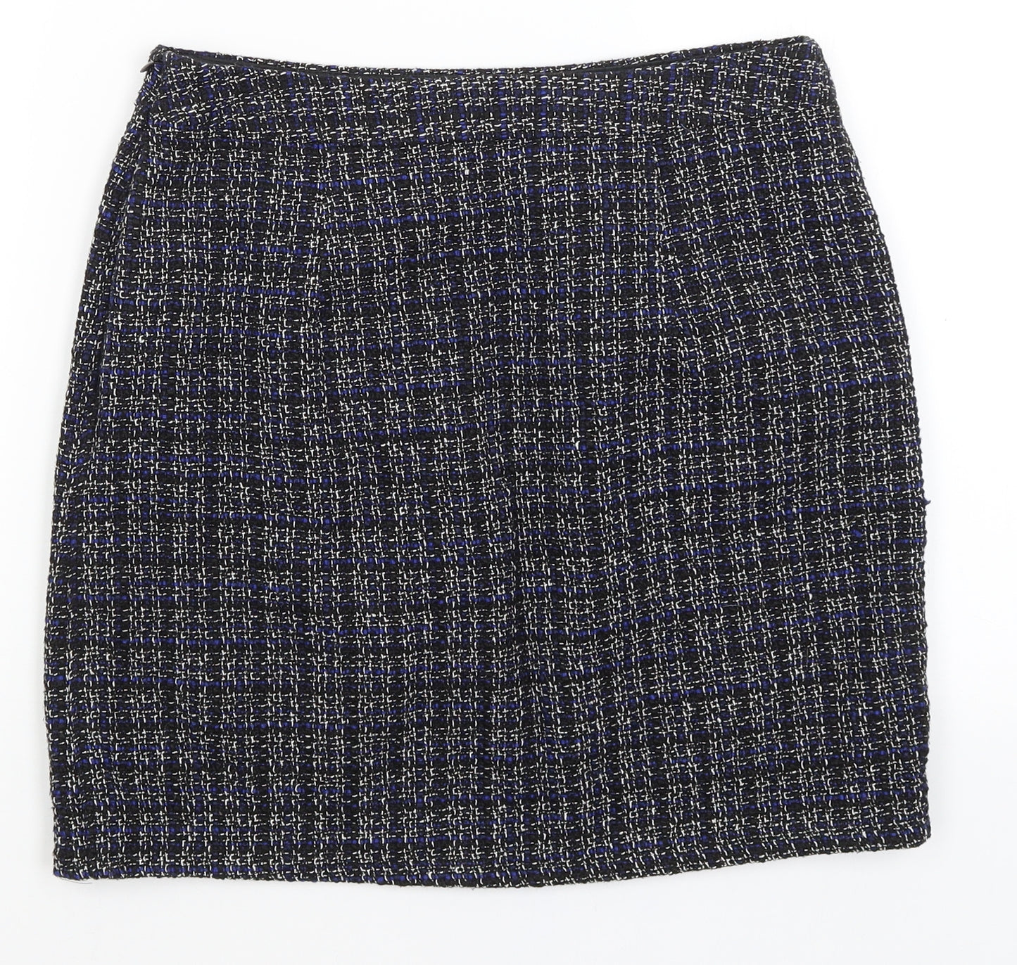 Papaya Womens Black Check  A-Line Skirt Size 10