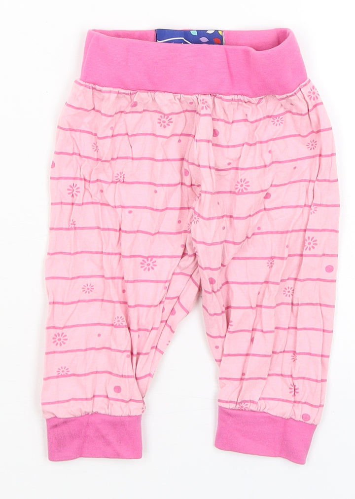 In The Night Garden Baby Pink Striped  Capri Trousers Size 12-18 Months