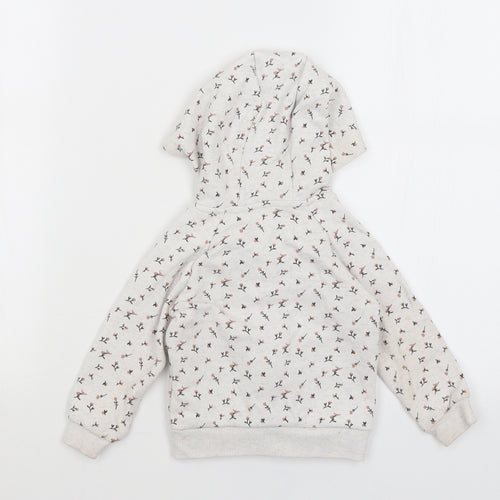 Primark Baby Ivory Floral  Full Zip Jumper Size 12-18 Months