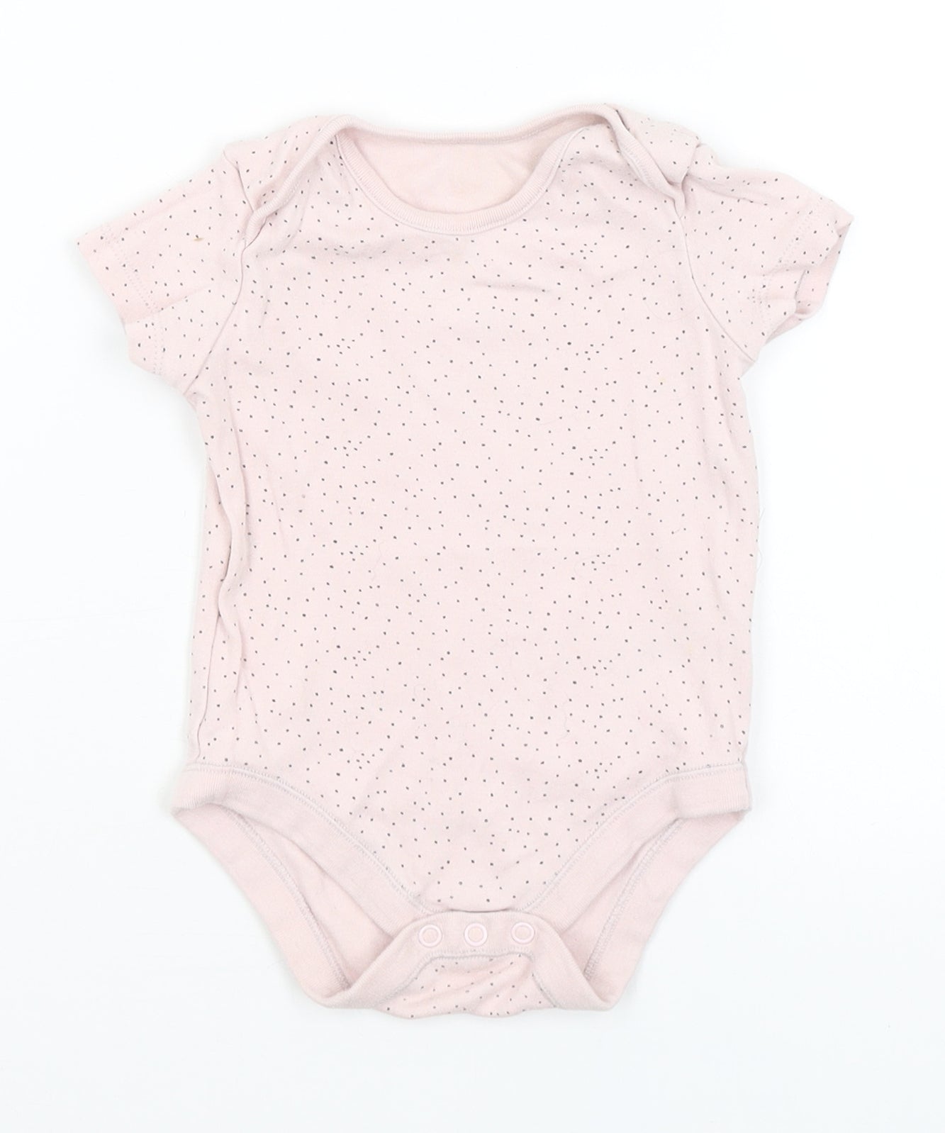 F&F Baby Pink Spotted  Romper One-Piece Size 12-18 Months