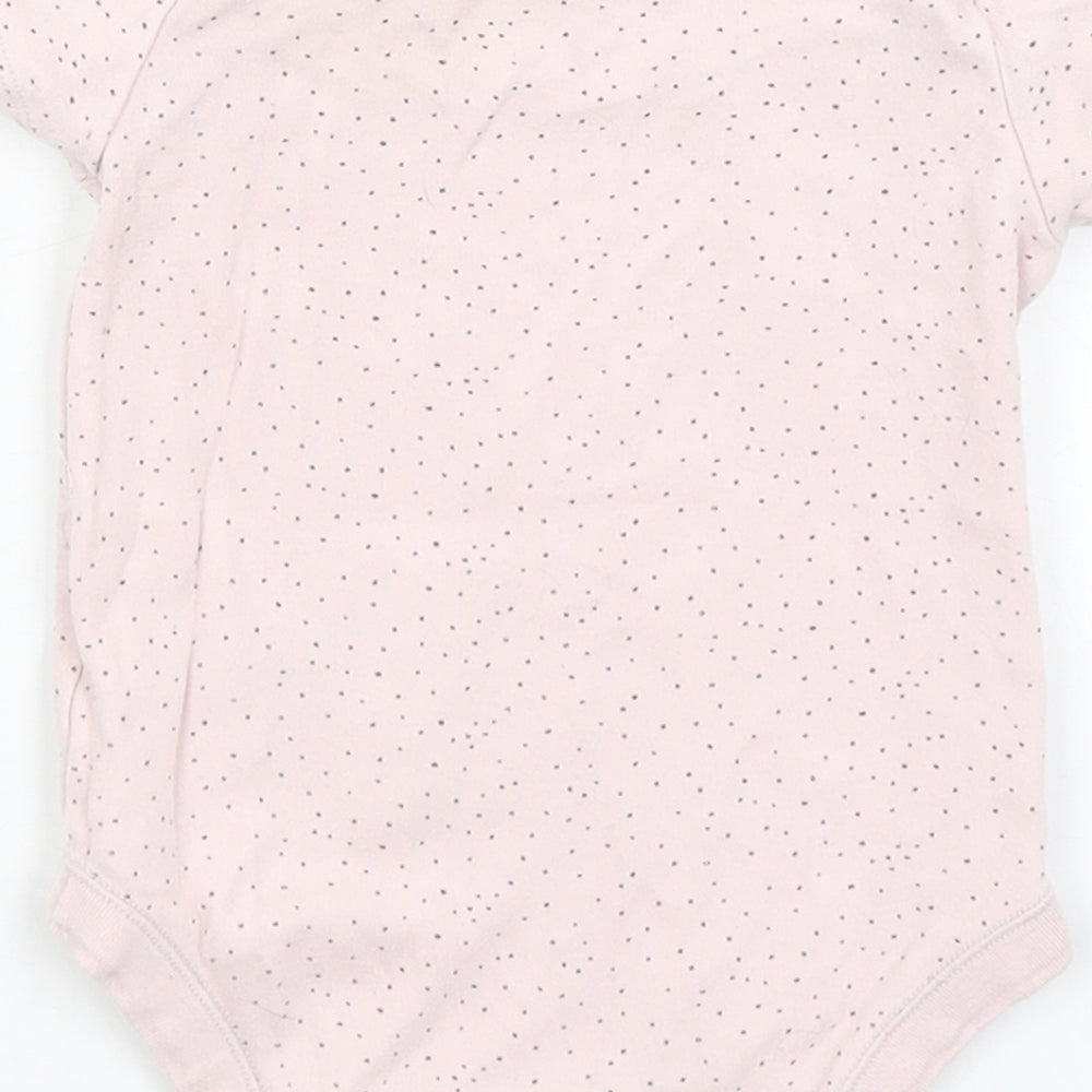 F&F Baby Pink Spotted  Romper One-Piece Size 12-18 Months