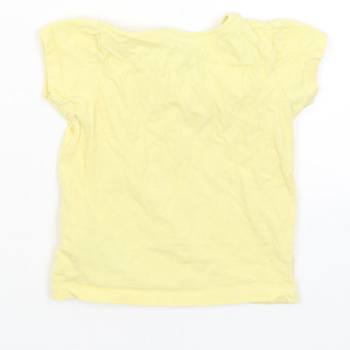 Primark Baby Yellow   Basic T-Shirt Size 12-18 Months  - Little Wildflower