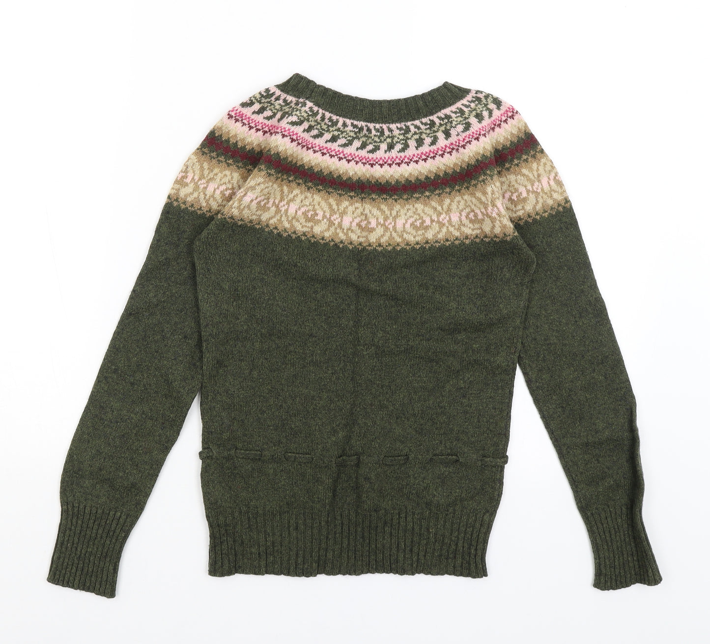 H&M Girls Green   Pullover Jumper Size 11-12 Years