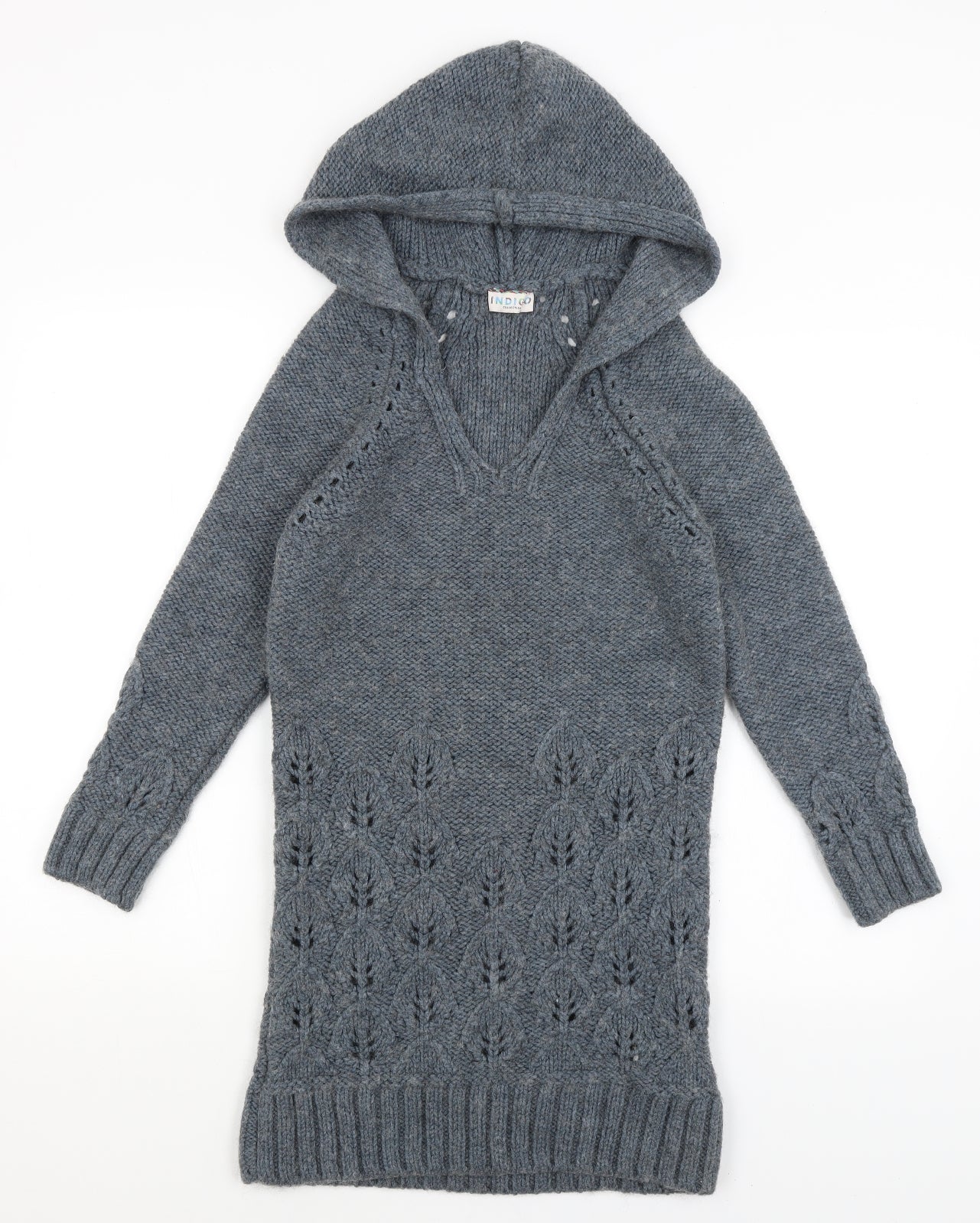 M&S Womens Blue   Pullover Hoodie Size 8