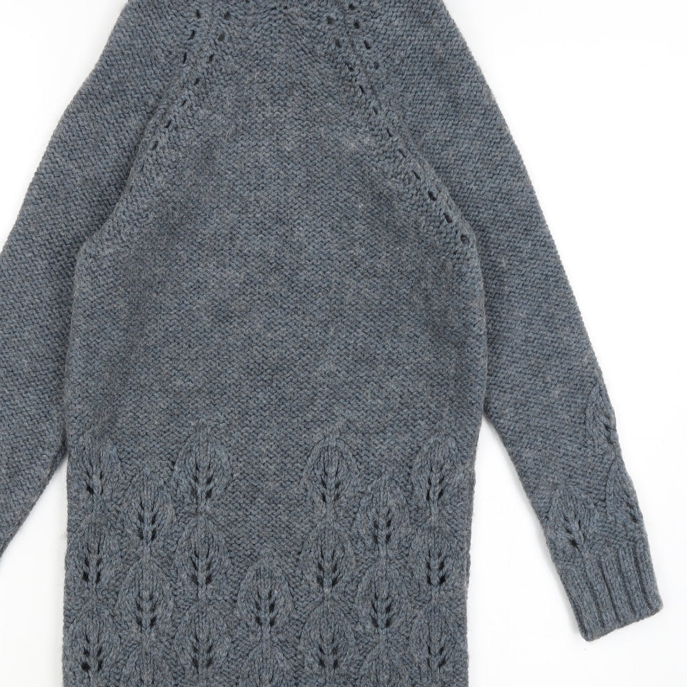 M&S Womens Blue   Pullover Hoodie Size 8