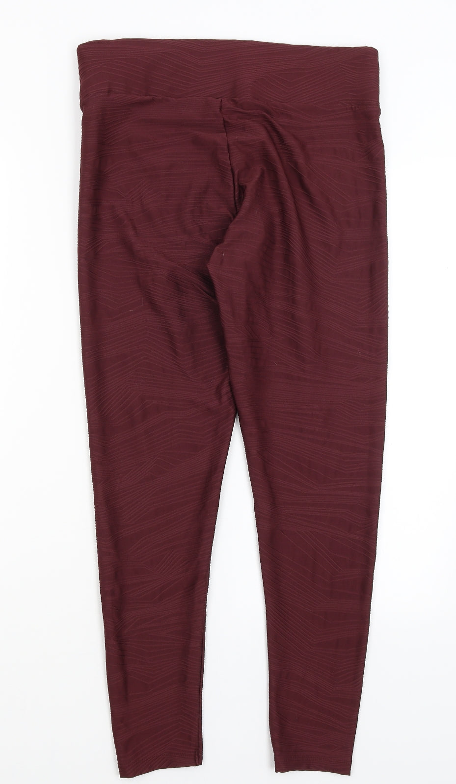 Nutmeg Womens Red   Capri Leggings Size 14 L26 in