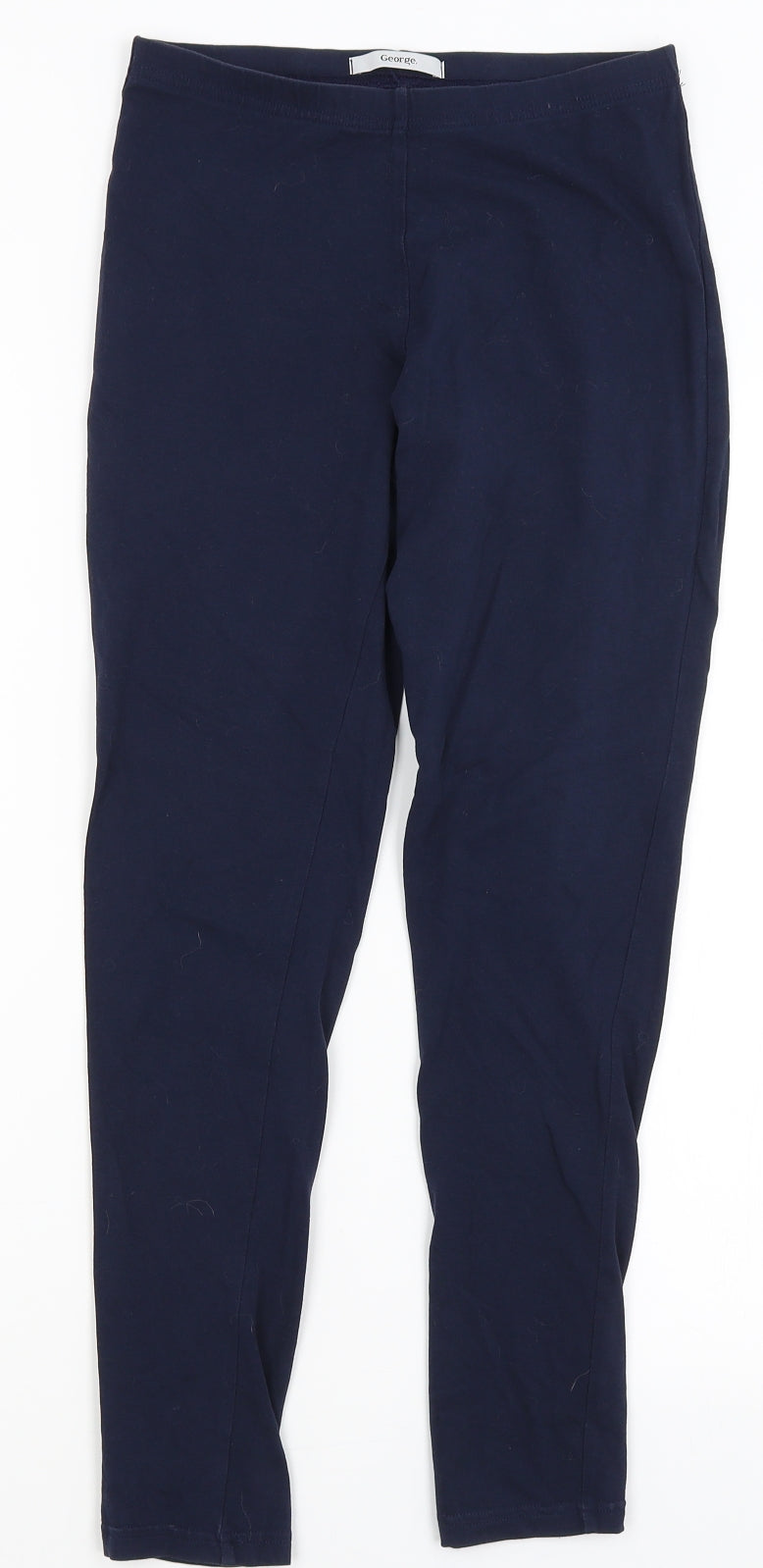 George Womens Blue   Capri Leggings Size 14 L26.5 in