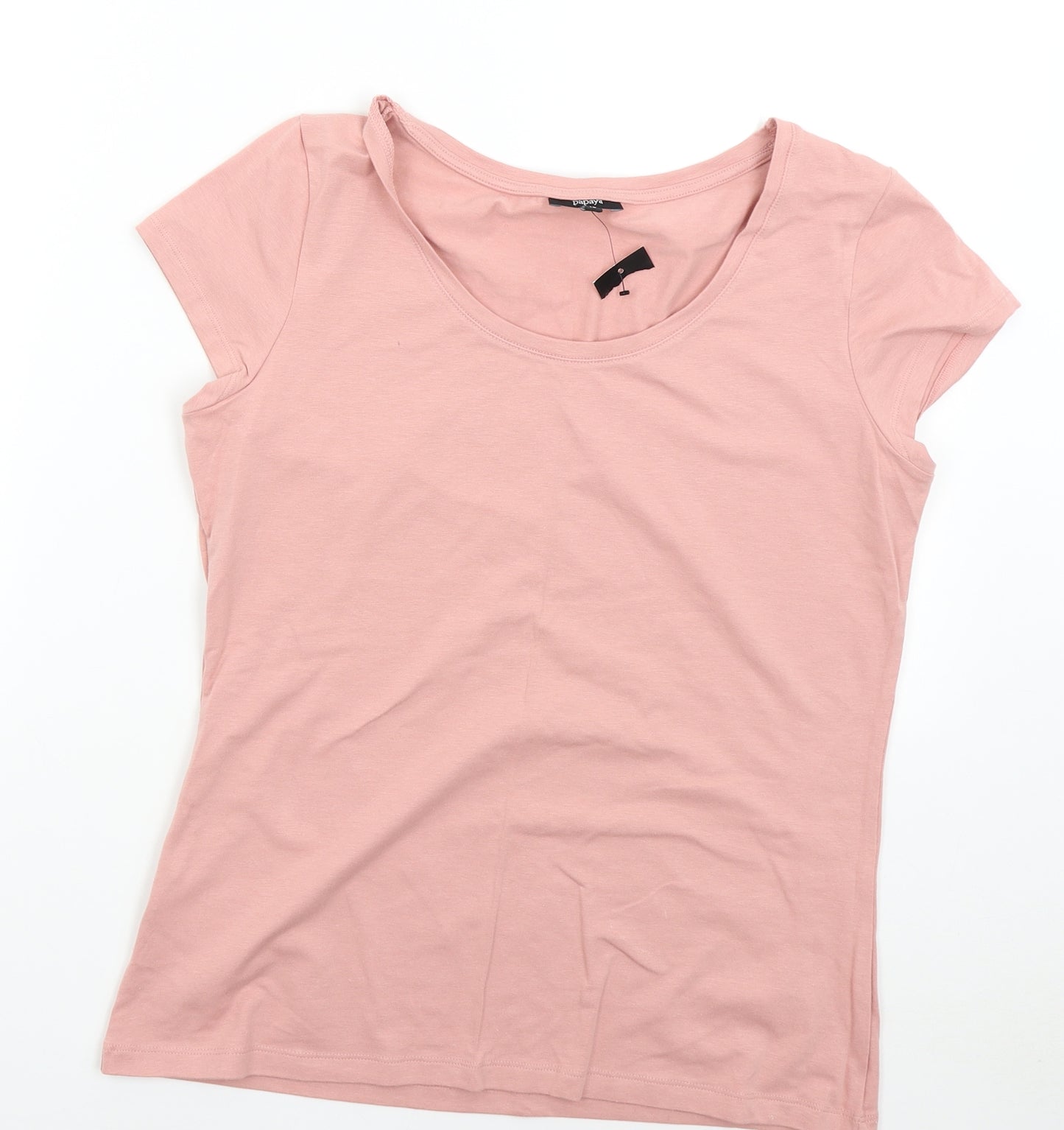 Papaya Womens Pink   Basic T-Shirt Size 18