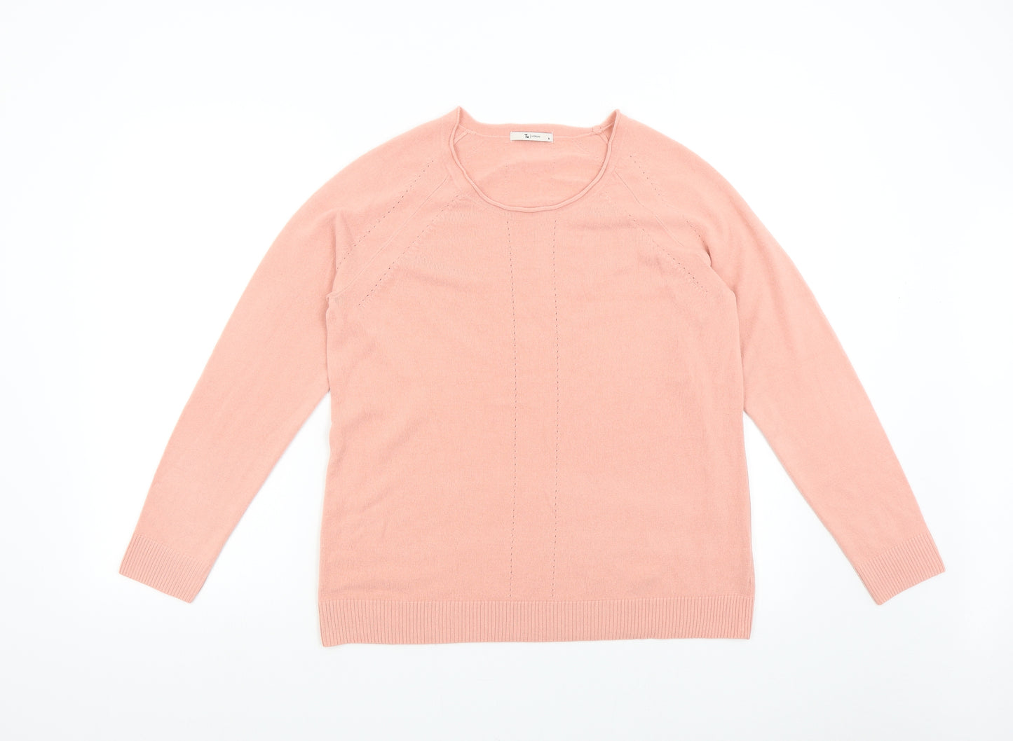 TU Womens Pink  Knit Pullover Jumper Size 16