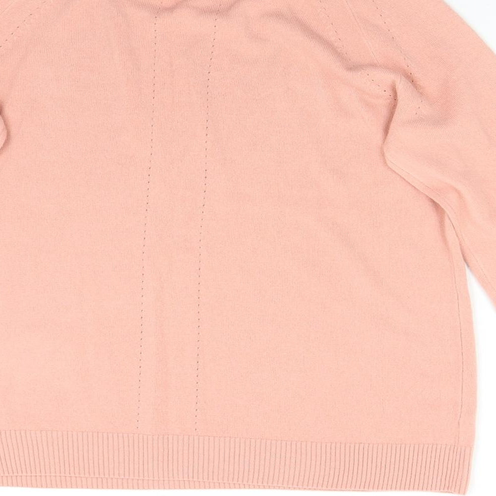 TU Womens Pink  Knit Pullover Jumper Size 16