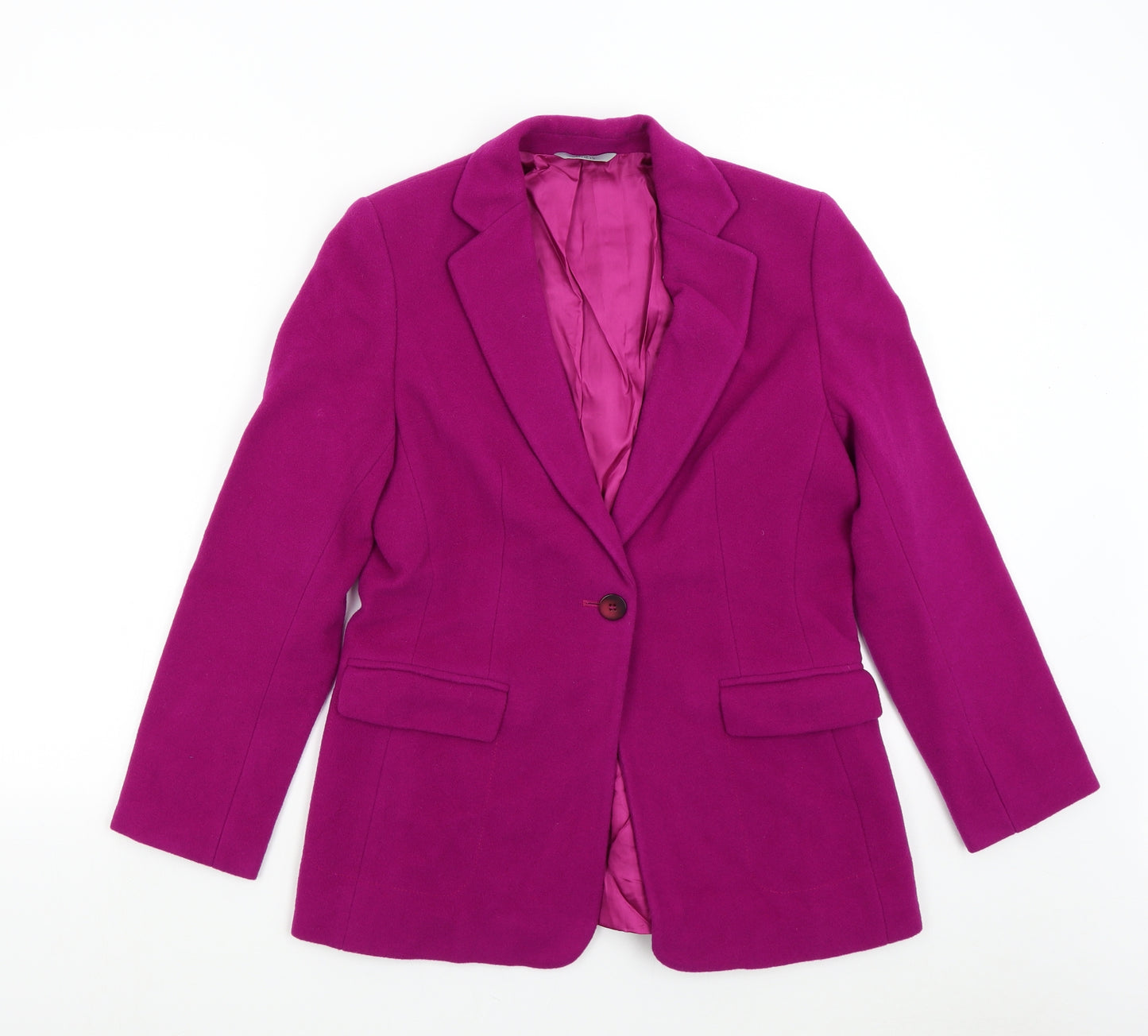 M&S Womens Pink   Jacket Blazer Size 10