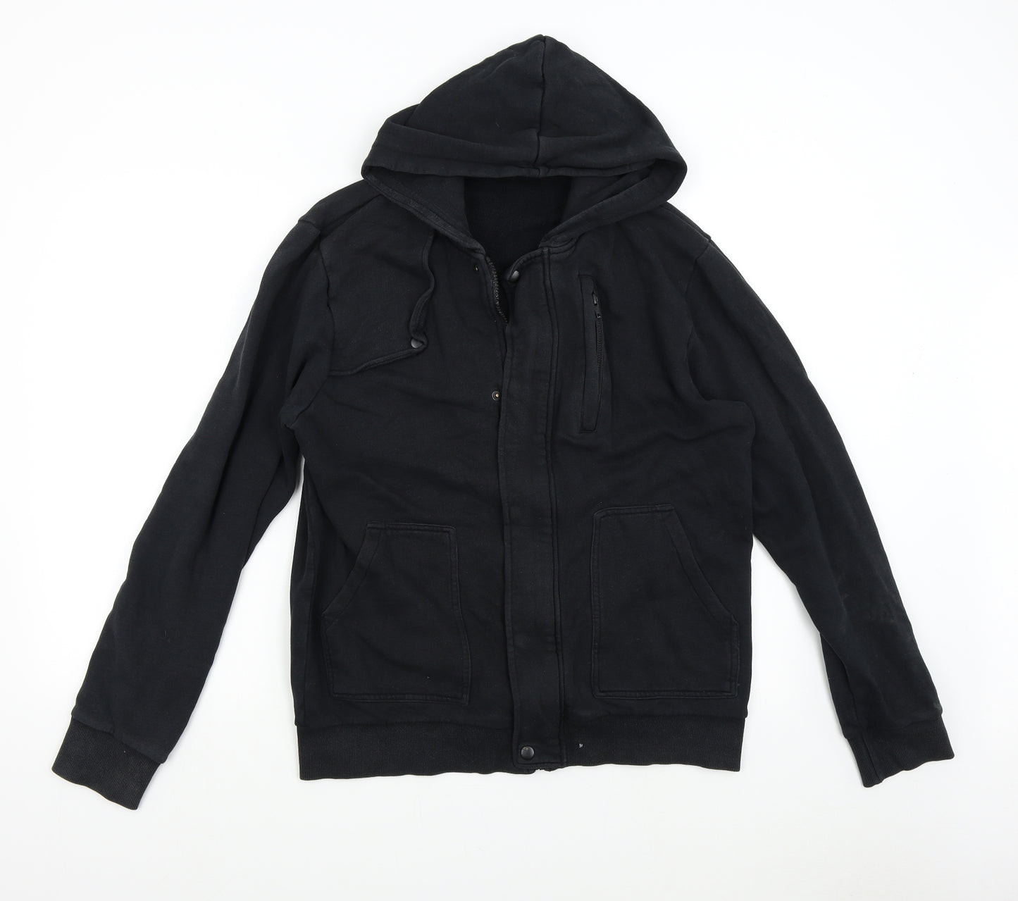 Topman Mens Black   Jacket  Size L