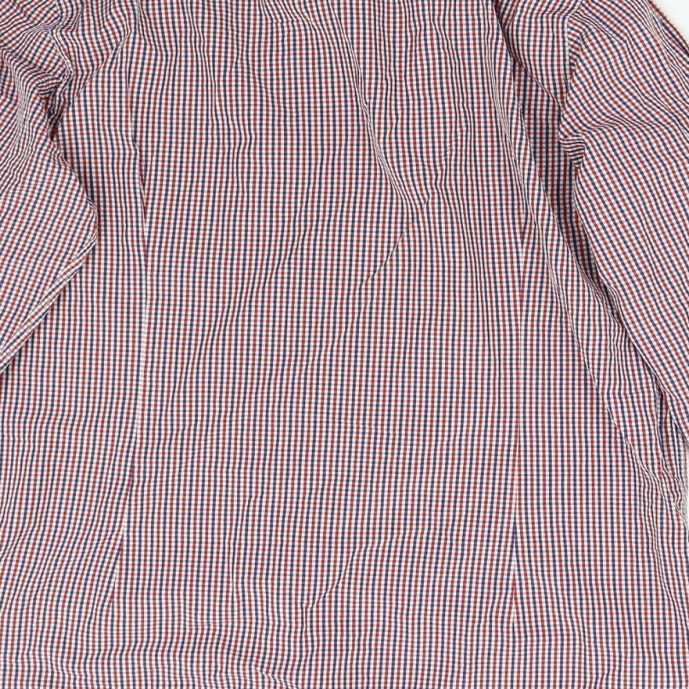 Ted Baker Mens Multicoloured Check   Button-Up Size XL