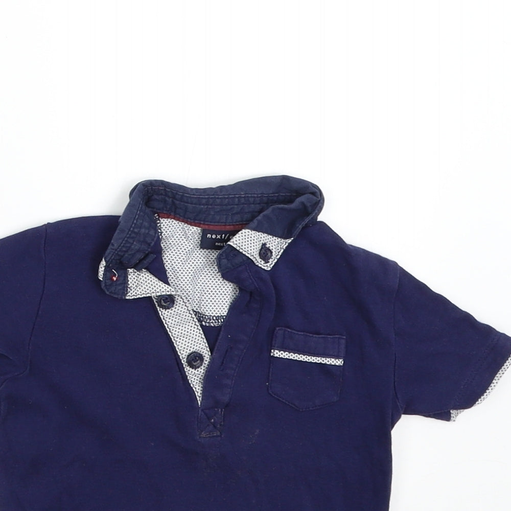 NEXT Baby Blue   Basic Polo Size 9-12 Months