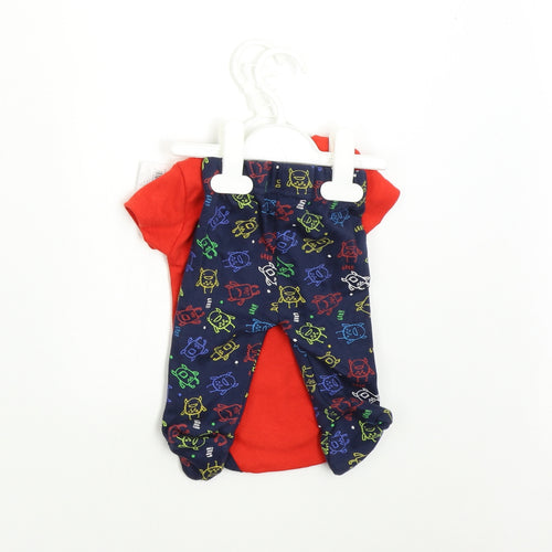 Pep&Co Baby Red   Babygrow One-Piece Size Newborn  - 2 Piece Set