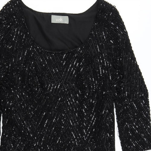 Wallis Womens Black   Shift  Size 8
