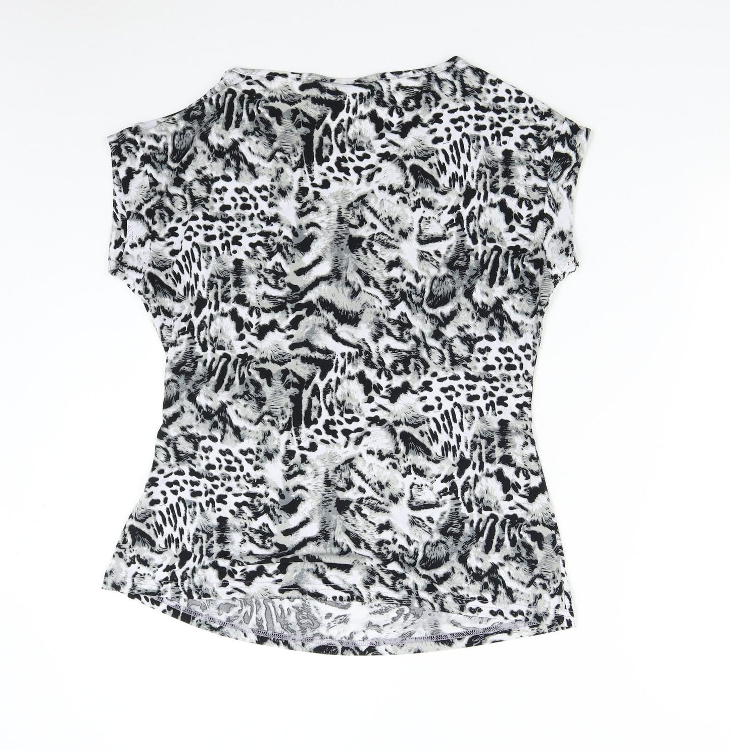 Autonomy Womens Multicoloured Animal Print  Basic Blouse Size 12