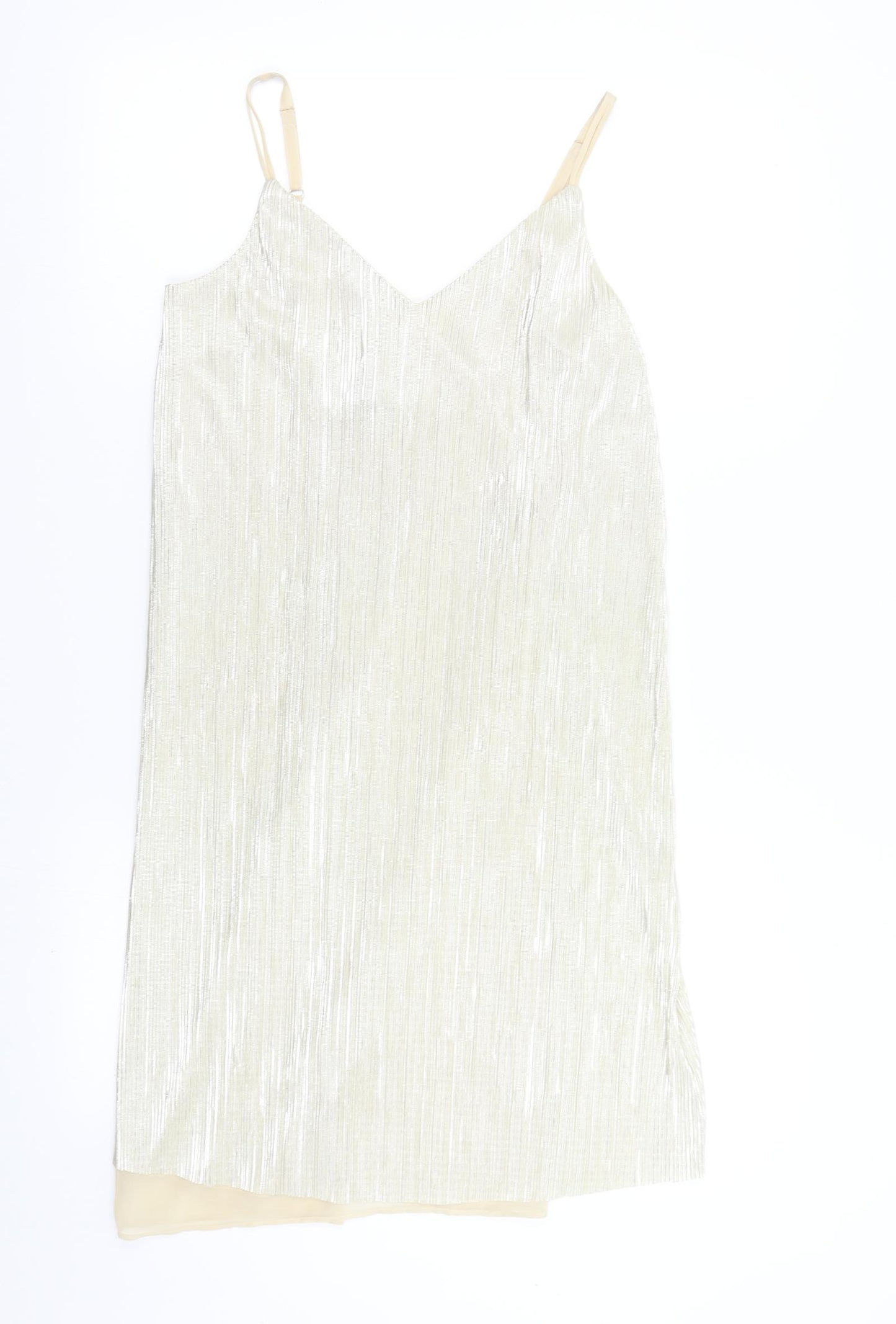George Womens Gold   Slip Dress  Size 8