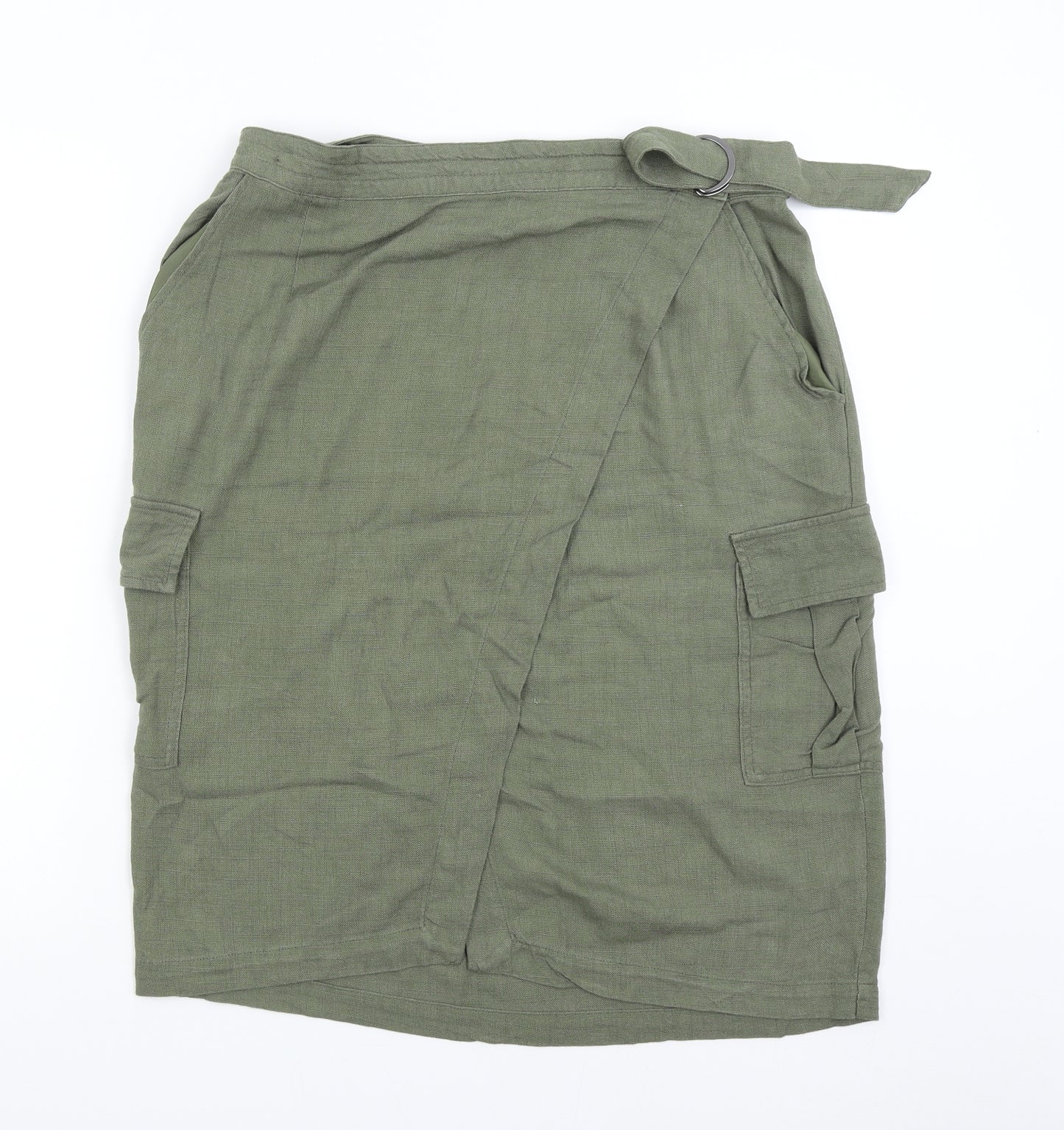 George Womens Green   Cargo Skirt Size 14