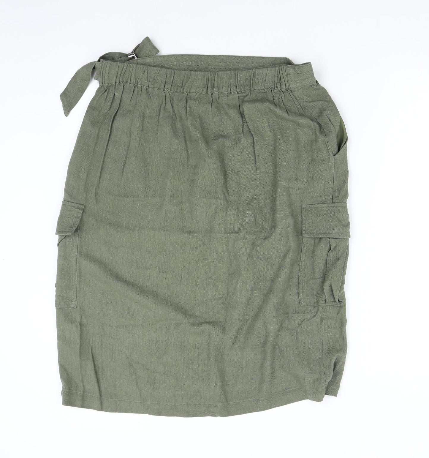 George Womens Green   Cargo Skirt Size 14