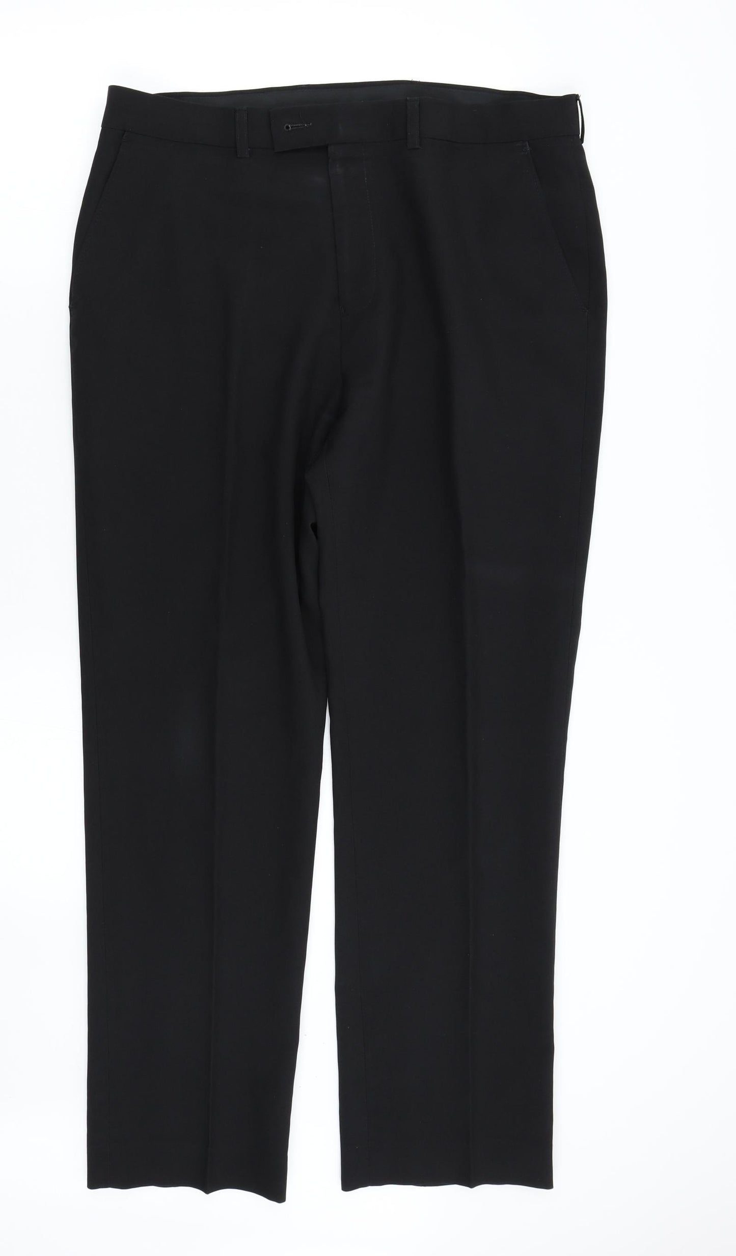 George Mens Black   Trousers  Size 36 L31 in