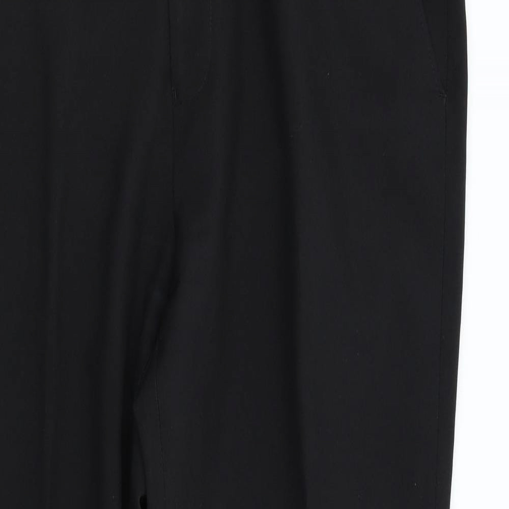 George Mens Black   Trousers  Size 36 L31 in