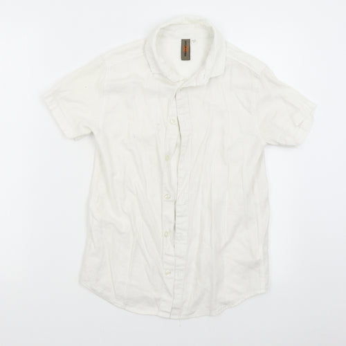 Urban Outlaws Boys White   Basic Button-Up Size 12-13 Years