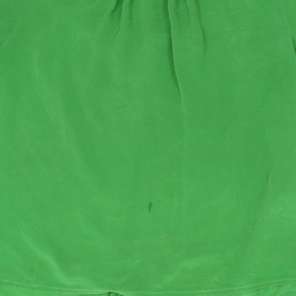 Hobbs Womens Green   Basic Blouse Size 10