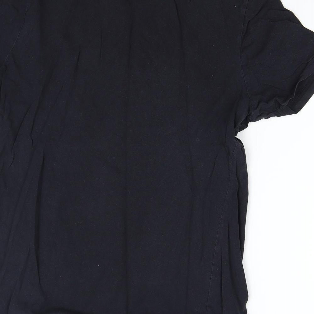 Primark Mens Black    T-Shirt Size L