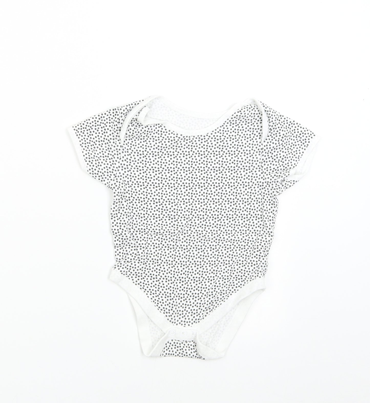 Primark Baby White Polka Dot  Babygrow One-Piece Size 24 Months